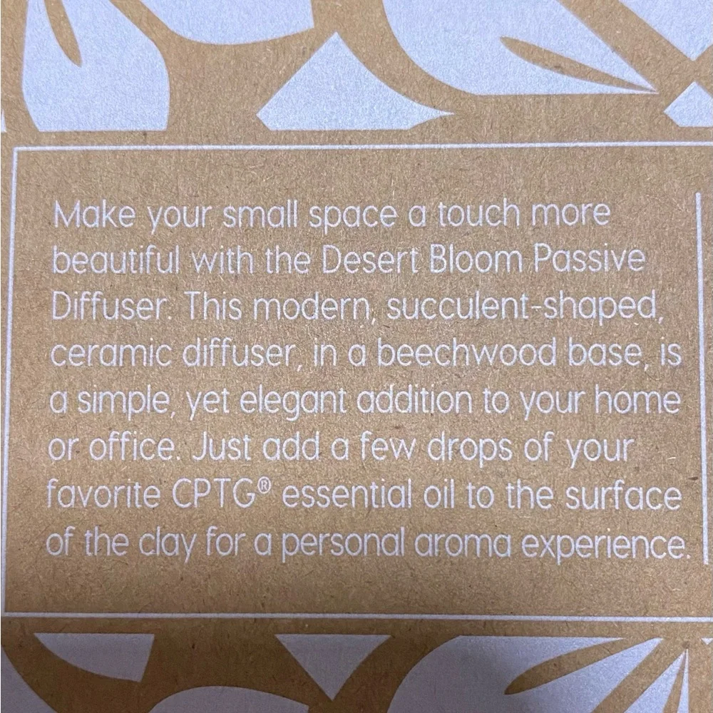 COPY - Doterra Desert Bloom Passive Diffuser
